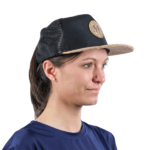 Casquette de sport aérée liège unisexe OXSITIS Trucker Sancy Noir liège 2