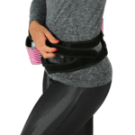 Ceinture hydratation avec deux gourdes 200ml fournies femme OXSITIS Flaskbelt Rose Blanc Noir 3
