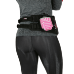 Ceinture hydratation avec deux gourdes 200ml fournies femme OXSITIS Flaskbelt Rose Blanc Noir 4