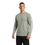 Tee-shirt randonnée manches longues homme Columbia Marshall Valley Vert clair 2