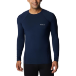 Tee-shirt thermique manches longues homme Columbia Midweight Stretch Bleu marine 2