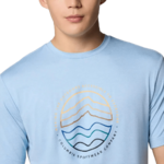 Tee-shirt sport respirant homme Columbia LAKEFONT TRAIL bleu 7