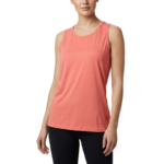 Débardeur sport randonnée respirant femme Columbia SUNLIGHT PEAK rose 2