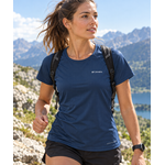 Tee-shirt sport respirant femme Columbia RIVER CHILL Bleu 3