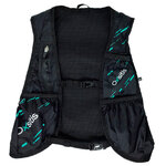 Gilet de trail 7 litres unisexe OXSITIS Newton 7 Noir Blanc Vert 4