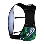 Gilet de trail 2 litres unisexe OXSITIS Atom 2 Noir Bleu marine Vert 1