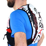 Gilet de trail 8 litres unisexe OXSITIS Pulse 8 BBR Blanc Noir Rouge 3