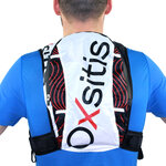 Gilet de trail 8 litres unisexe OXSITIS Pulse 8 BBR Blanc Noir Rouge 2