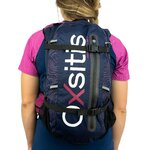 Sac à dos de trail 30 litres femme OXSITIS Enduro 30 Ultra Bleu marine Noir Rose 2