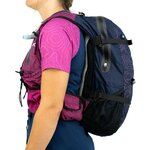 Sac à dos de trail 30 litres femme OXSITIS Enduro 30 Ultra Bleu marine Noir Rose 3