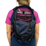 Sac à dos de trail 30 litres femme OXSITIS Enduro 30 Ultra Bleu marine Noir Rose 8