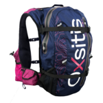 Sac à dos de trail 30 litres femme OXSITIS Enduro 30 Ultra Bleu marine Noir Rose 1