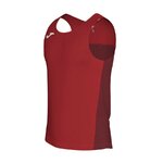 Débardeur Running Junior garçon Joma Winner Rouge Bordeaux Blanc 4