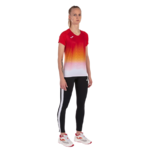 Tee-shirt manches courtes Sport Femme Joma Elite VII Rouge Blanc Jaune 4