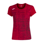 Tee-shirt manches courtes Sport Femme Joma Elite VIII Rouge Blanc