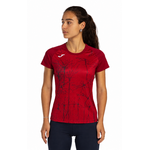 Tee-shirt manches courtes Sport Junior Fille Joma Elite IX Rouge 4
