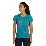 Tee-shirt manches courtes Sport Junior Fille Joma Elite IX Turquoise Rouge 4
