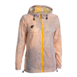 Coupe Vent Imperméable à capuche ergonomique intégrée Sport Femme Joma Explorer Or Gris Noir 2