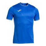 Tee-shirt manches courtes sport Junior Garçon Joma ToletumV Bleu roi Blanc