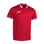 Polo manches courtes sport junior garçon Joma Championship VI Rouge Blanc