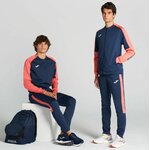 Sweatshirt sport junior garçon Joma Eco Championship Marine Orange saumon  6