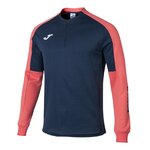 Sweatshirt sport junior garçon Joma Eco Championship Marine Orange saumon