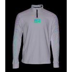 Sweatshirt running réfléchissant homme Joma R-night Blanc Noir 8