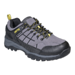 Chaussures randonnée basses imperméables unisexe LHOTSE Kiang Gris anthracite Gris Jaune 2