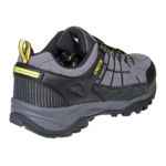Chaussures randonnée basses imperméables unisexe LHOTSE Kiang Gris anthracite Gris Jaune 3