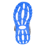 Chaussures randonnée montantes junior LHOTSE Luzule Bleu marine Bleu Orange 4