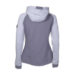 Sweat de sport avec capuche femme LHOTSE Olga Gris Gris clair 3