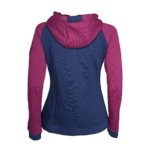 Sweat de sport avec capuche femme LHOTSE Olga Bleu marine Violet 3