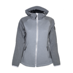 Veste softshell déperlante et respirante femme LHOTSE Gwen gris 1 (2)