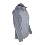 Veste softshell déperlante et respirante femme LHOTSE Gwen gris 4