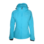 Veste softshell déperlante et respirante femme LHOTSE Joy Bleu turquoise 1