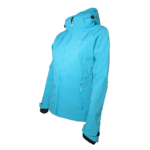 Veste softshell déperlante et respirante femme LHOTSE Joy Bleu turquoise 2
