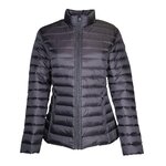 Doudoune de sport sans capuche femme LHOTSE Peppa Noir 1