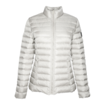Doudoune de sport sans capuche femme LHOTSE Peppa Gris sable 1