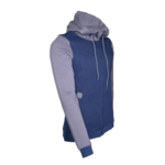 Sweat de sport avec capuche homme LHOTSE Oleg Bleu marine Gris 4