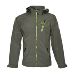 Veste softshell déperlante et respirante homme LHOTSE Sandro Vert olive 1 (2)