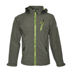Veste softshell déperlante et respirante homme LHOTSE Sandro Vert olive 1