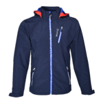 Veste softshell déperlante et respirante homme LHOTSE Sandro Bleu marine 1