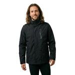 Coupe-vent imperméable de sport à capuche homme LHOTSE Tornado Noir 5
