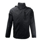 Coupe-vent imperméable de sport à capuche homme LHOTSE Tornado Noir 4