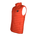 Doudoune de sport sans manches sans capuche homme LHOTSE Po Orange 2