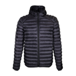 Doudoune de sport avec capuche homme LHOTSE Vadim Noir 1