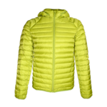 Doudoune de sport avec capuche amovible homme LHOTSE Coco vert pistache 1