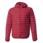 Doudoune de sport avec capuche amovible homme LHOTSE Coco Rouge tango 1