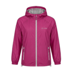 Coupe-vent imperméable de sport enfant LHOTSE Sunrise Rose fuschia Blanc 1