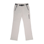 Pantalon de randonnée avec ceinture femme LHOTSE Julietta Gris sable 1